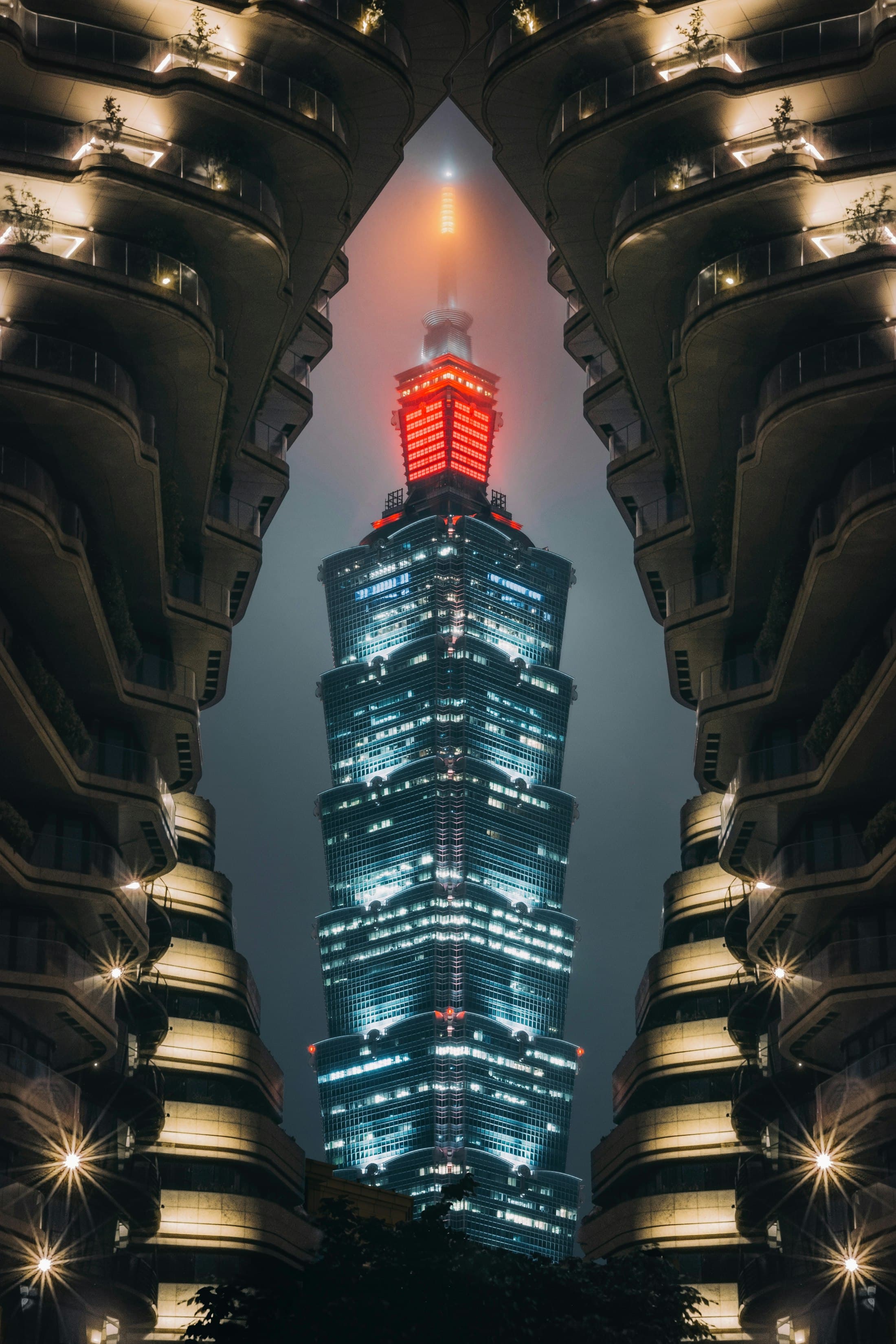 科技城市高楼背景
